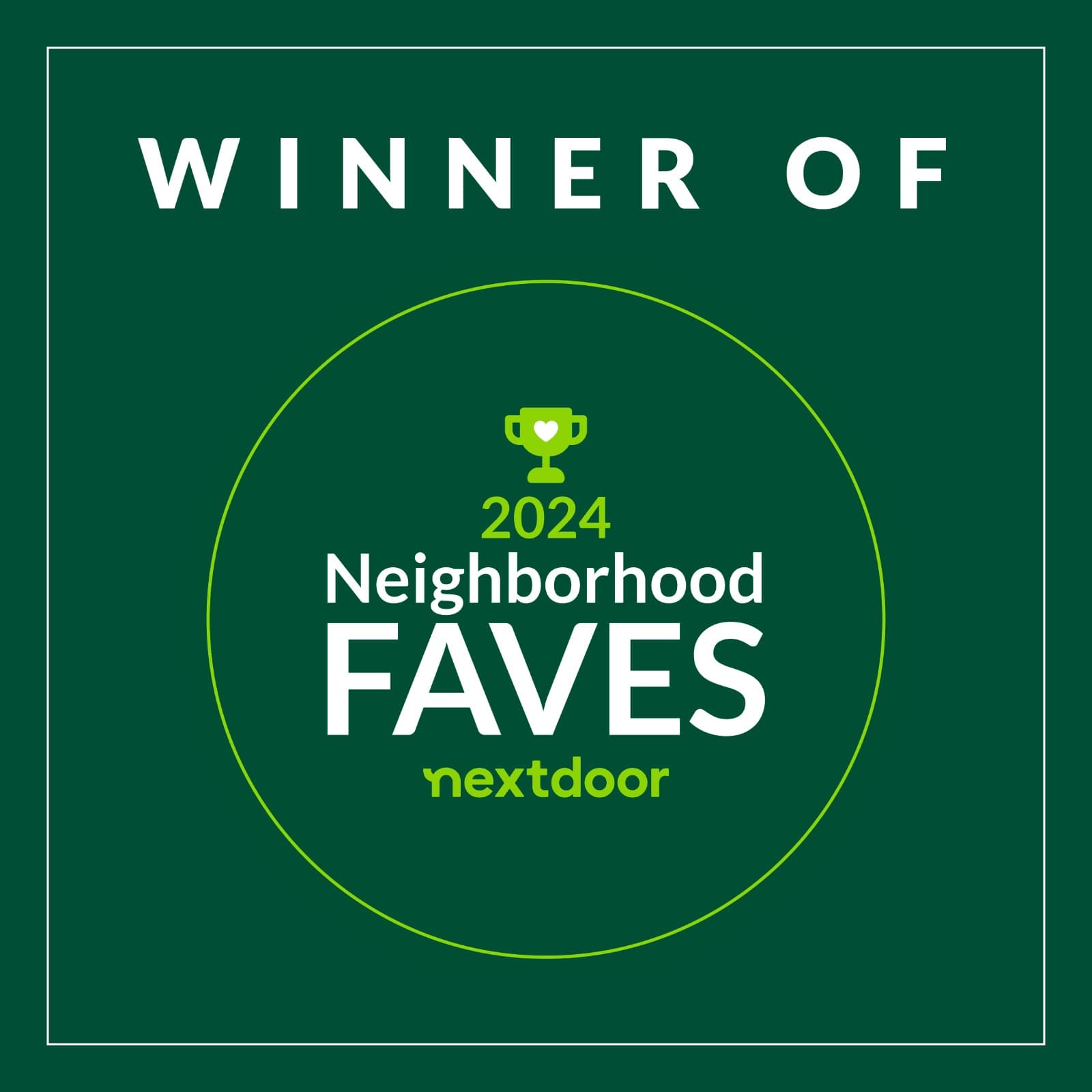 Nextdoor 2024 Neighborhood Faves