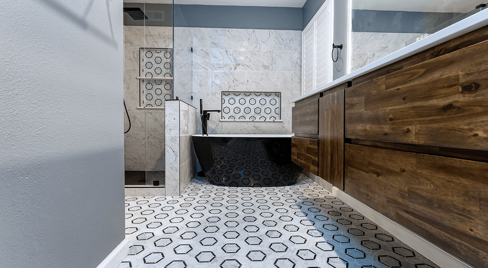 Bathroom remodeling project