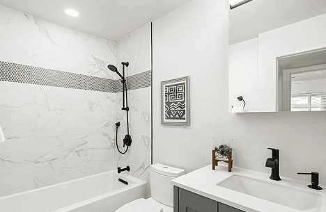 Bathroom remodel project