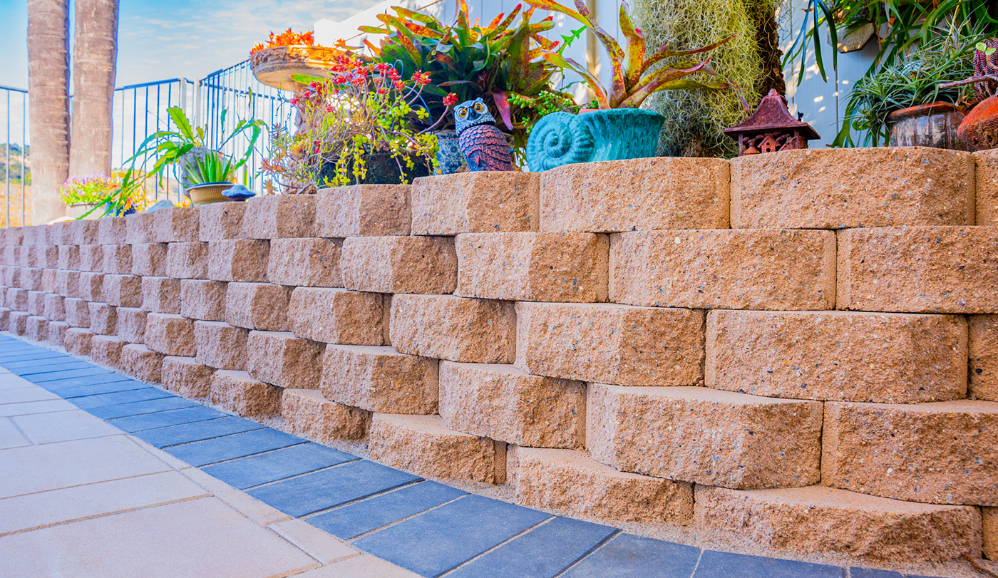 landscape retaining wall design