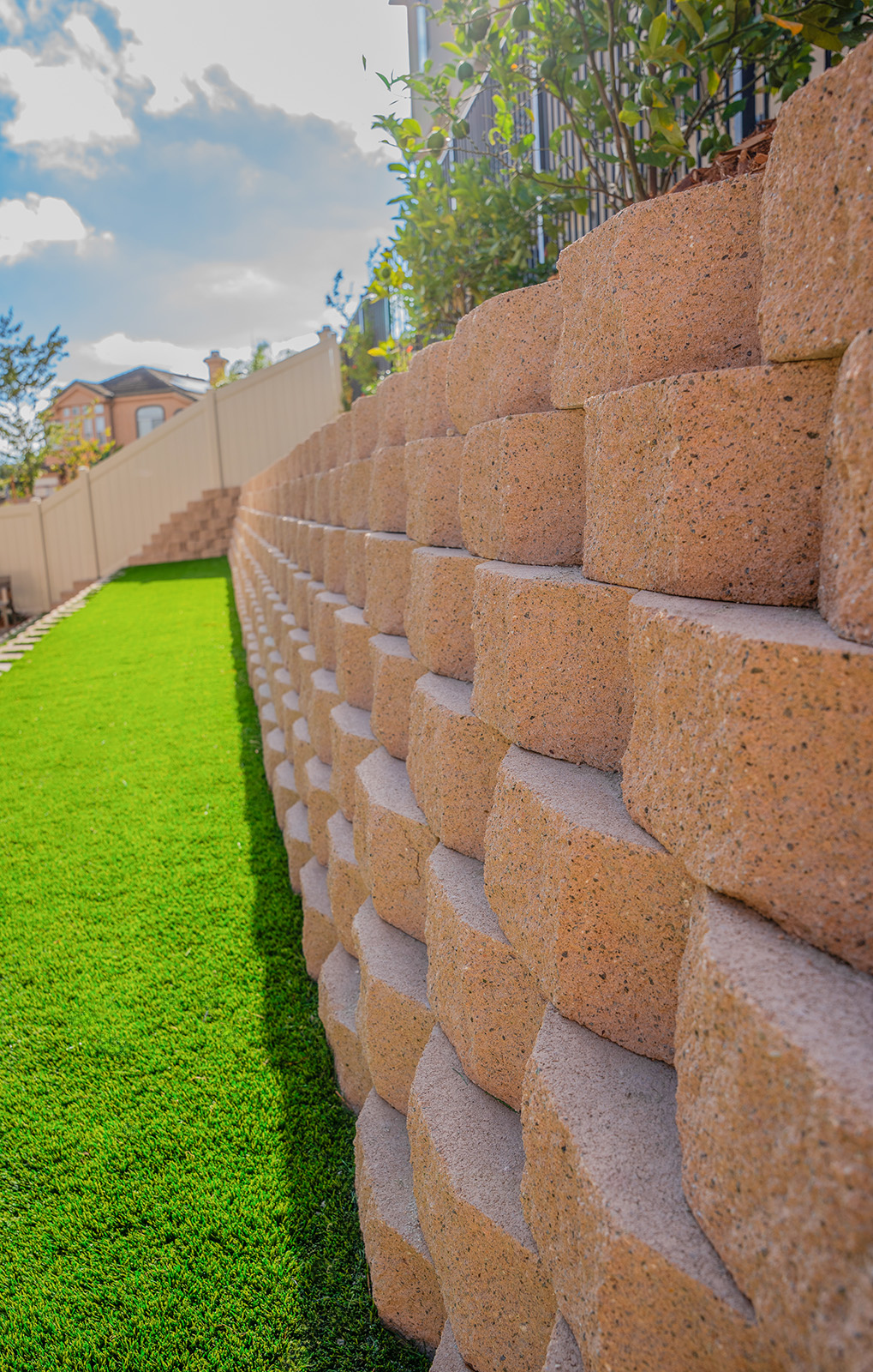 landscape retaining wall design