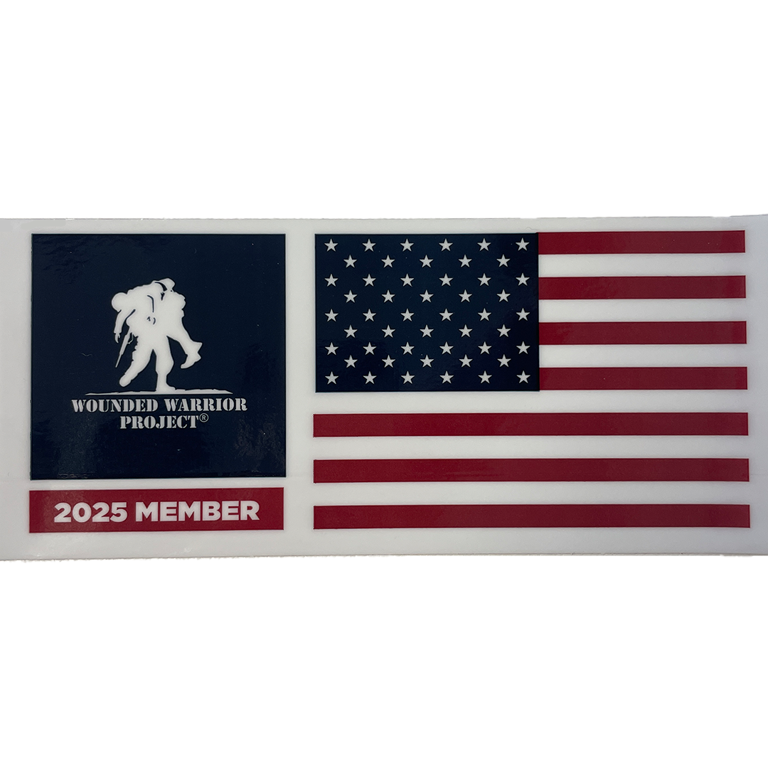 Wounded warrior sticker